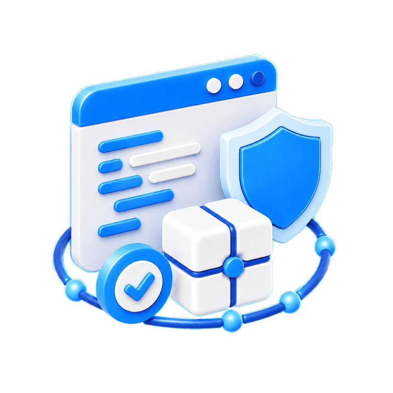 3D 아이콘 · 통합 검사
